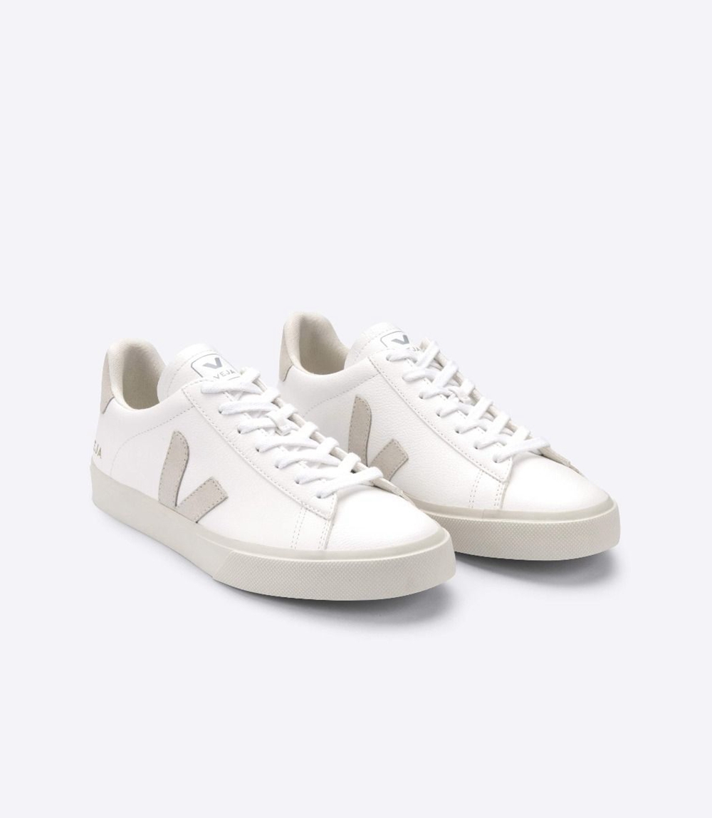 Veja Campo Chromefree メンズ ランニングシューズ 白 ベージュ | GMJX-20561