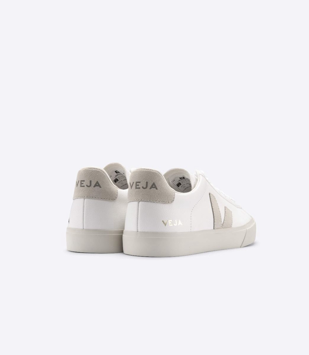 Veja Campo Chromefree メンズ ランニングシューズ 白 ベージュ | GMJX-20561