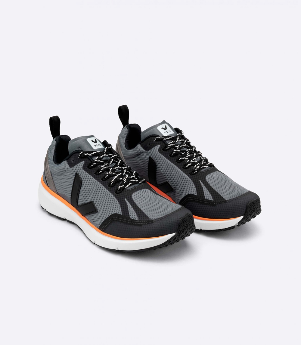 Veja Condor 2 Alveomesh メンズ Vegan Sneakers グレー 黒 | RSPE-78541