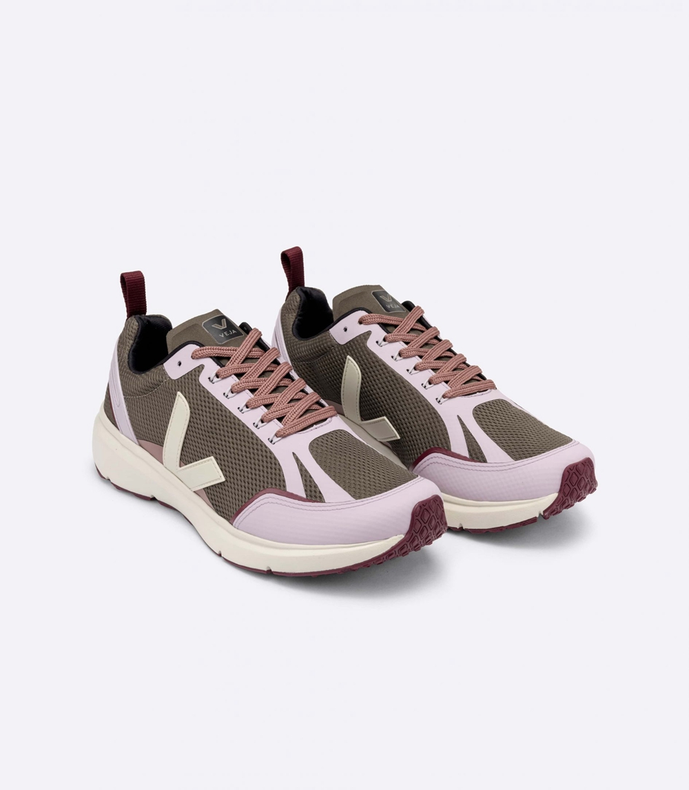 Veja Condor 2 Alveomesh レディース Vegan Sneakers オリーブ ピンク | DTEN-12783