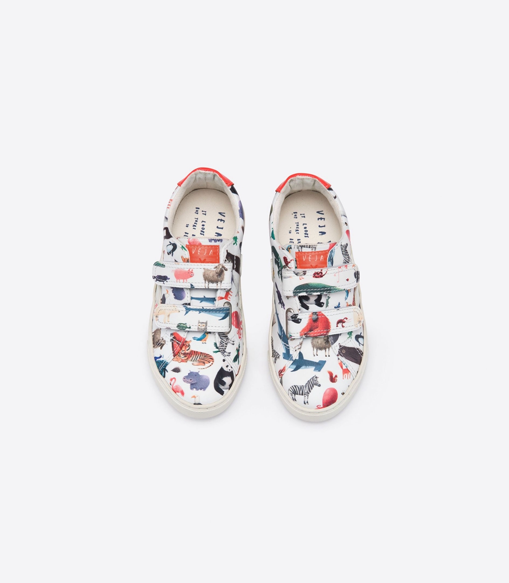 Veja Esplar レザー キッズ ランニングシューズ カラー | OBTU-91032