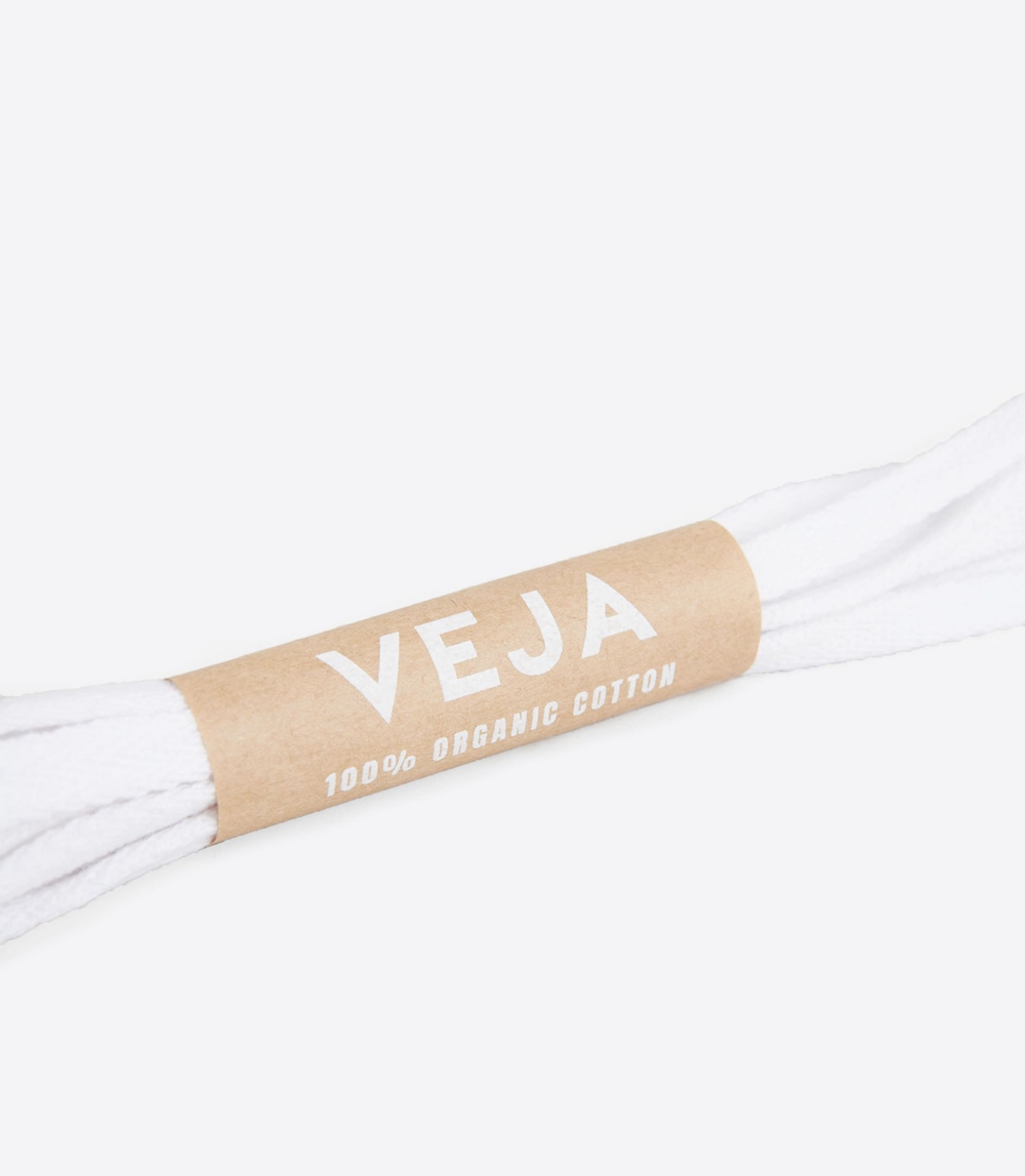 Veja Laces Cotton メンズ 靴紐 白 | VTED-04968