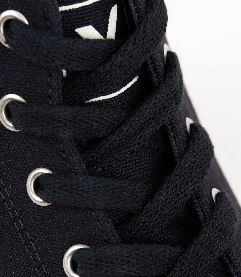 Veja Laces Cotton レディース 靴紐 黒 | UHCG-65942