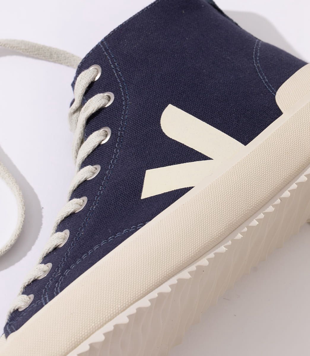 Veja Nova キャンバス メンズ Vegan Sneakers ネイビー | CKRQ-67301