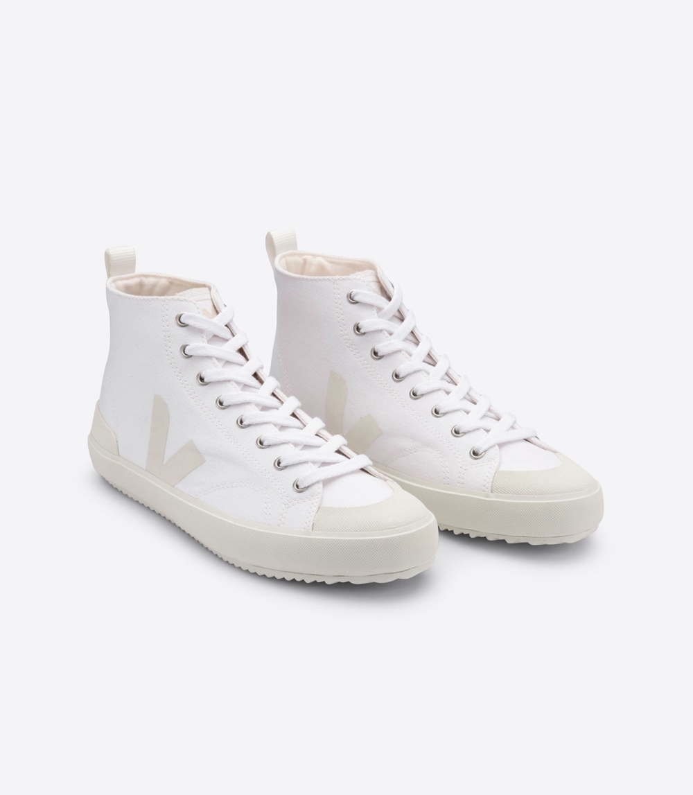 Veja Nova キャンバス メンズ Vegan Sneakers 白 | EKZR-57641