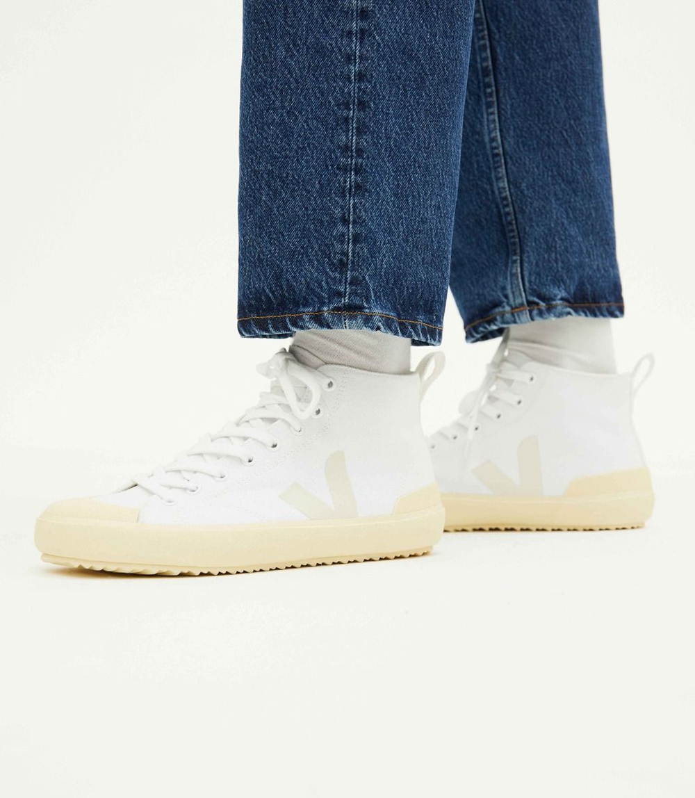 Veja Nova キャンバス メンズ Vegan Sneakers 白 | XRAM-32108