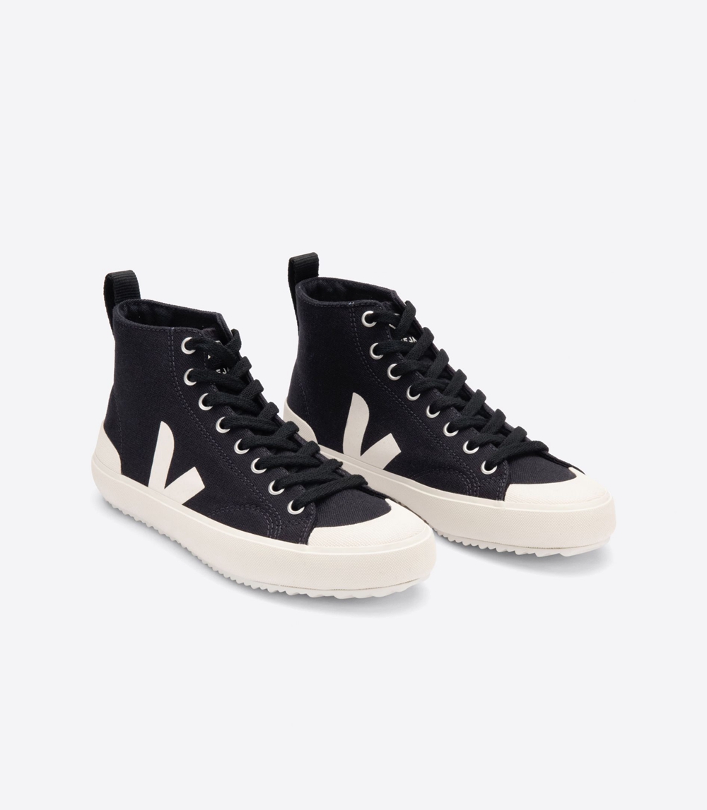 Veja Nova キャンバス メンズ Vegan Sneakers 黒 | NHTG-43721