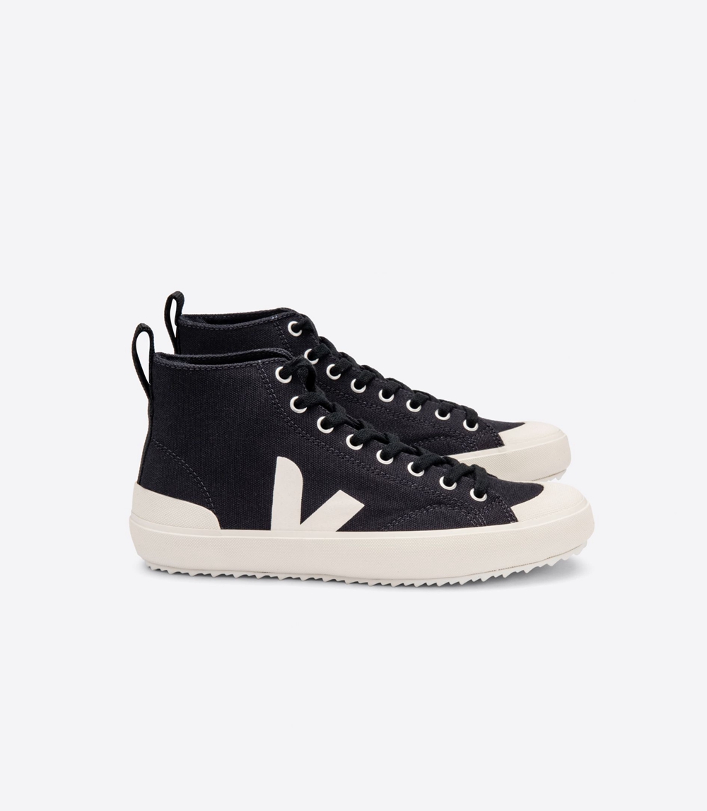 Veja Nova キャンバス メンズ Vegan Sneakers 黒 | NHTG-43721