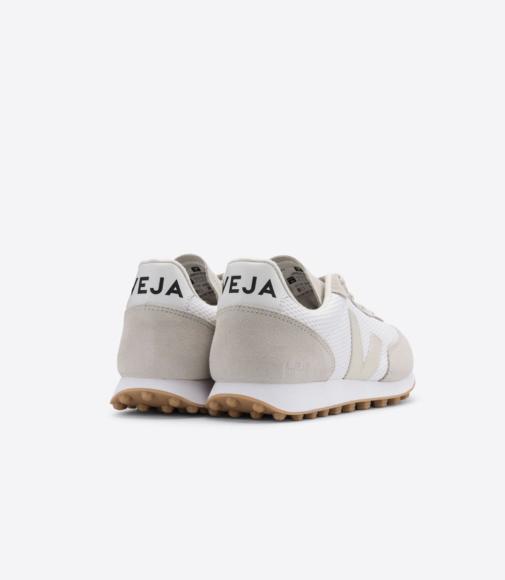 Veja Rio Branco Alveomesh メンズ ランニングシューズ 白 ベージュ | ZVGR-61425