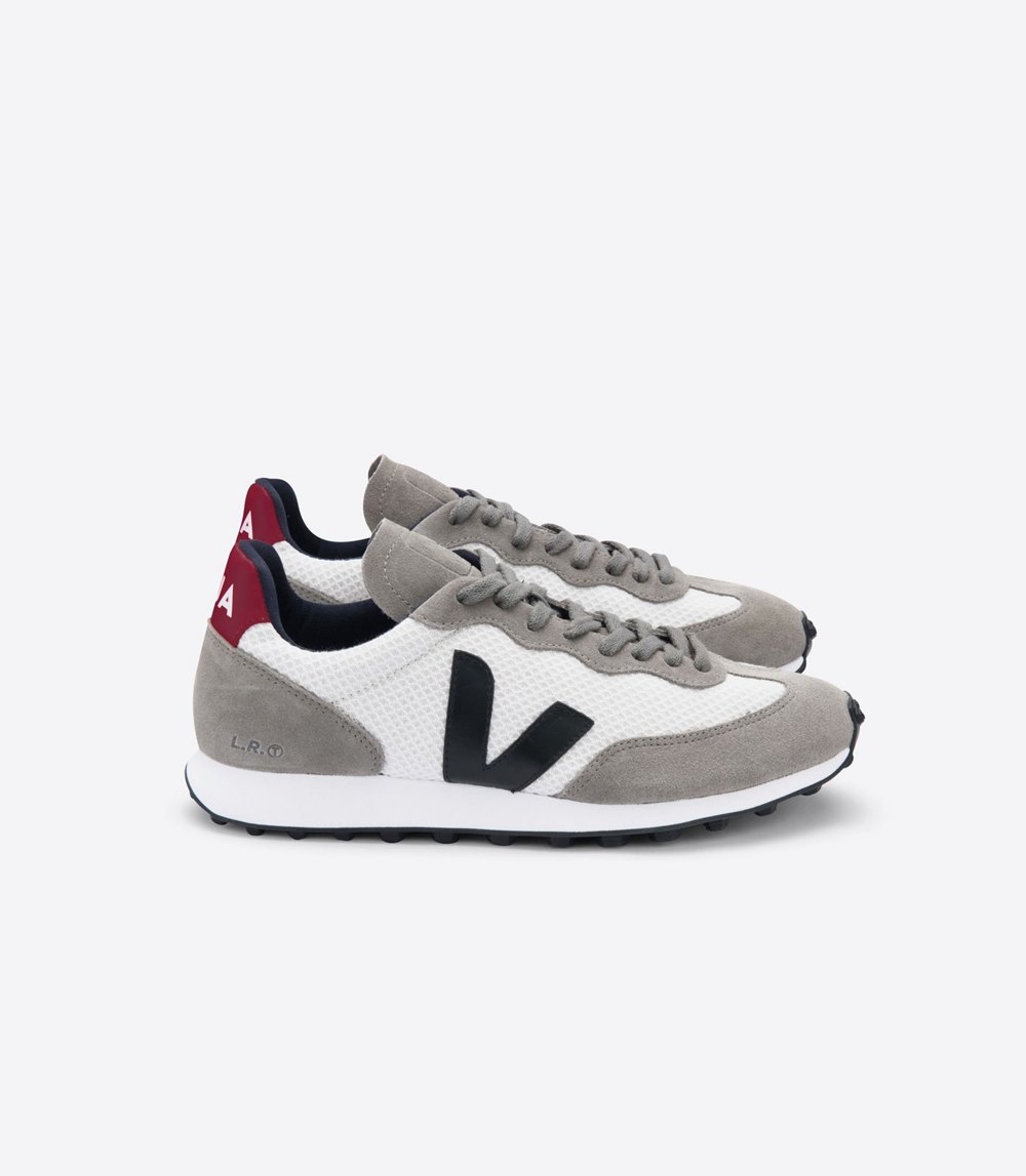 Veja Rio Branco Hexamesh レディース ランニングシューズ グレー 白 赤 | HDRY-69421