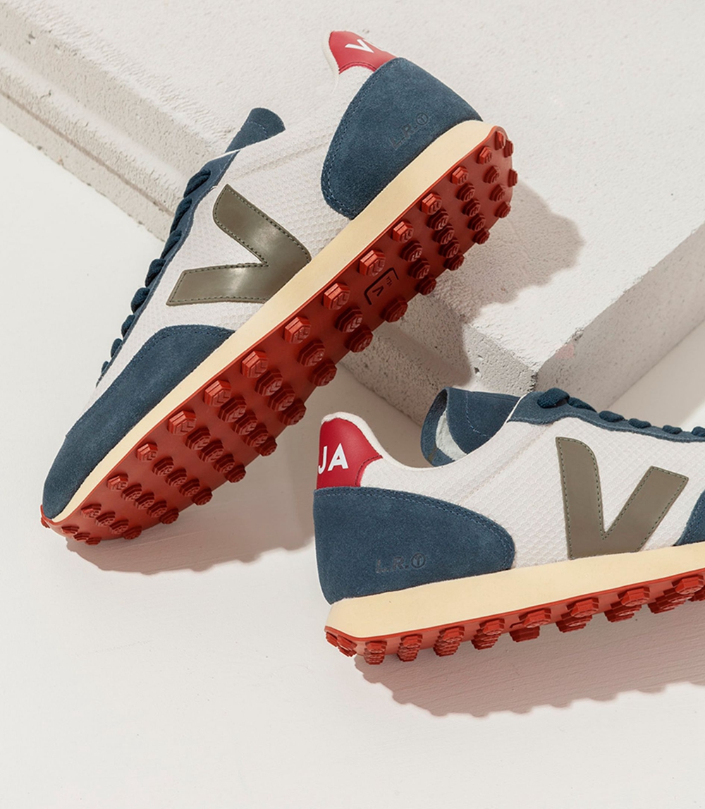 Veja Rio Branco Hexamesh レディース ランニングシューズ ネイビー 白 | LFEC-40839