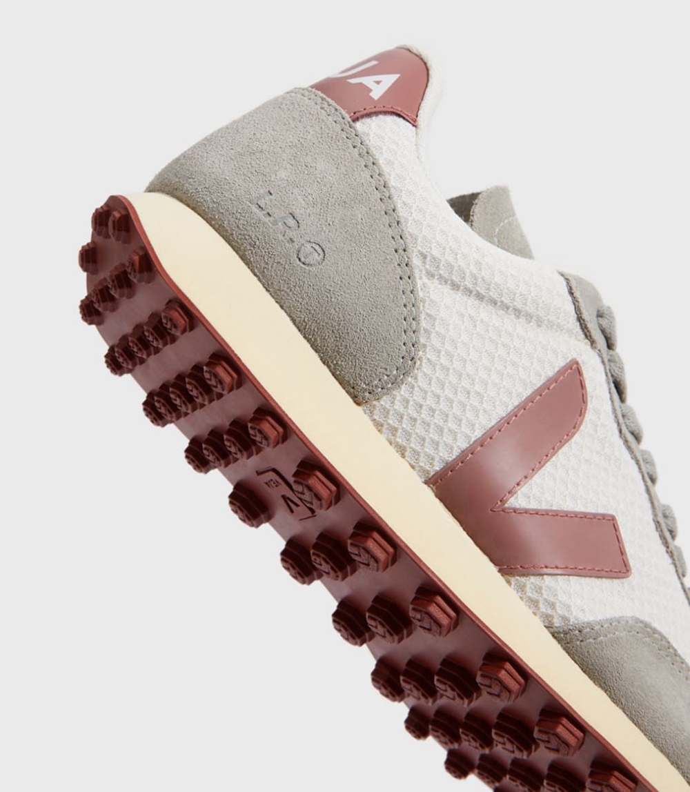 Veja Rio Branco Hexamesh レディース ランニングシューズ グレー 白 | YCQF-93402