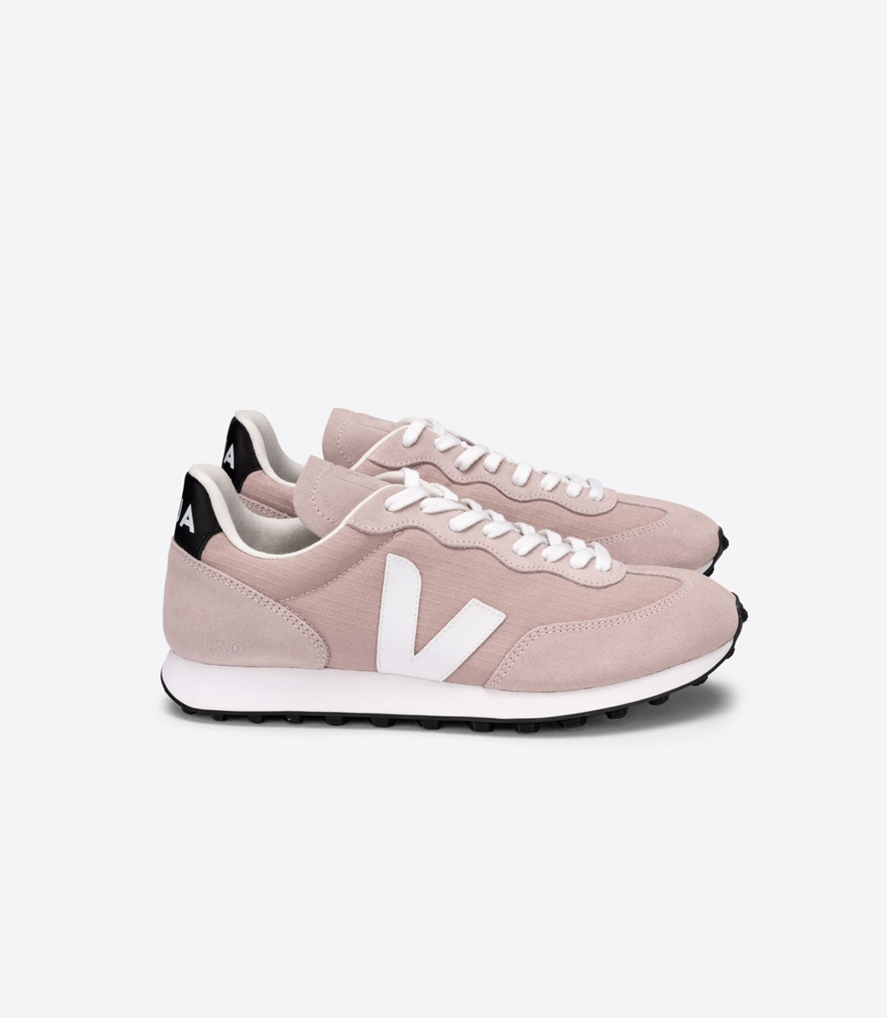 Veja Rio Branco Ripstop レディース ランニングシューズ ピンク 白 | KEHM-85034