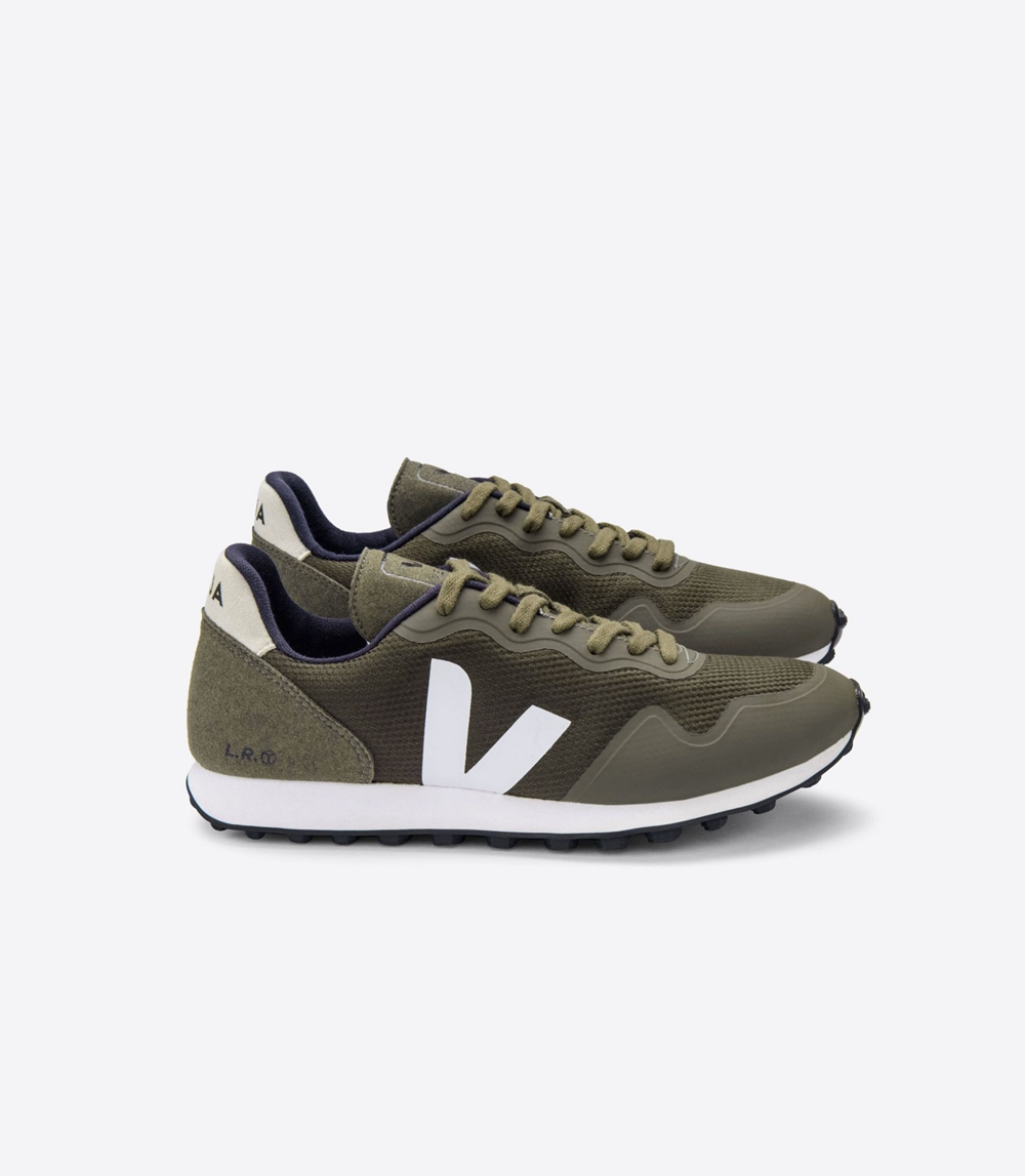 Veja Sdu B-Mesh メンズ Vegan Sneakers オリーブ 白 | KZLD-56281