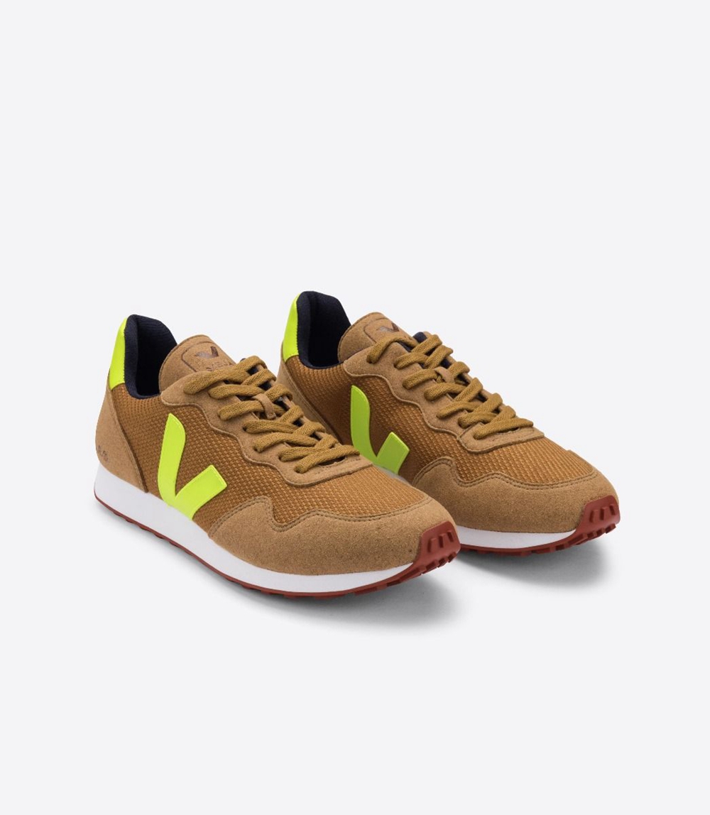 Veja Sdu B-Mesh レディース Vegan Sneakers ブラウン 緑 | QXWY-21376