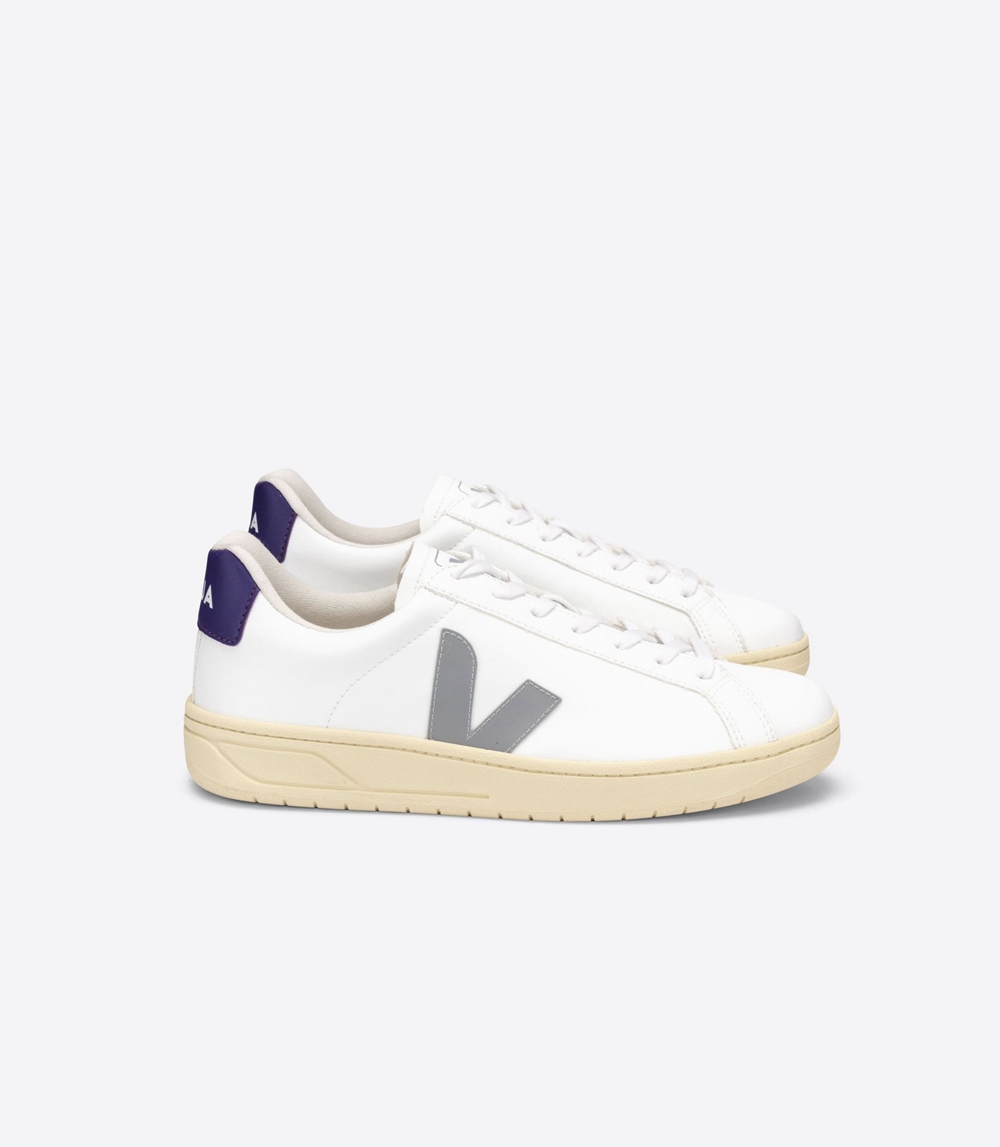 Veja Urca CWL メンズ Vegan Sneakers 白 紫 | VDIX-60934