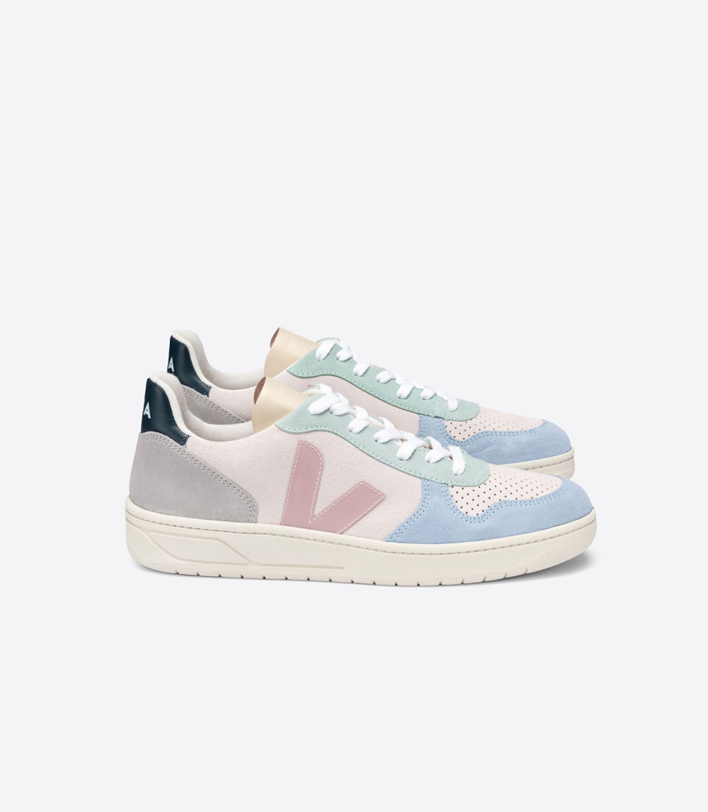 Veja V-10 スエード レディース Vegan Sneakers カラー | SWCF-59418