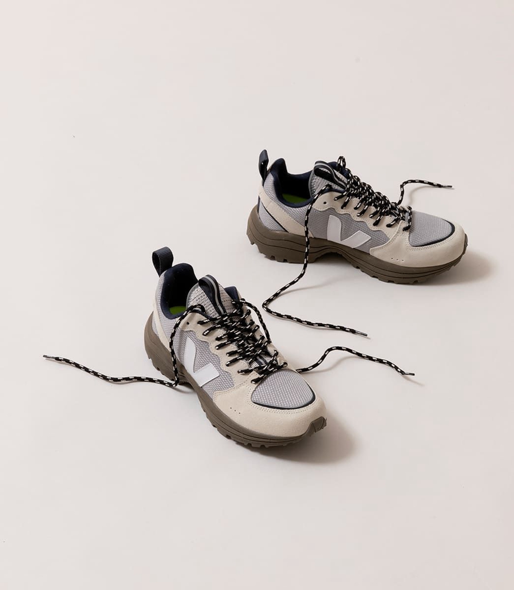 Veja Venturi B-Mesh レディース ランニングシューズ 白 グレー | FCKV-83174