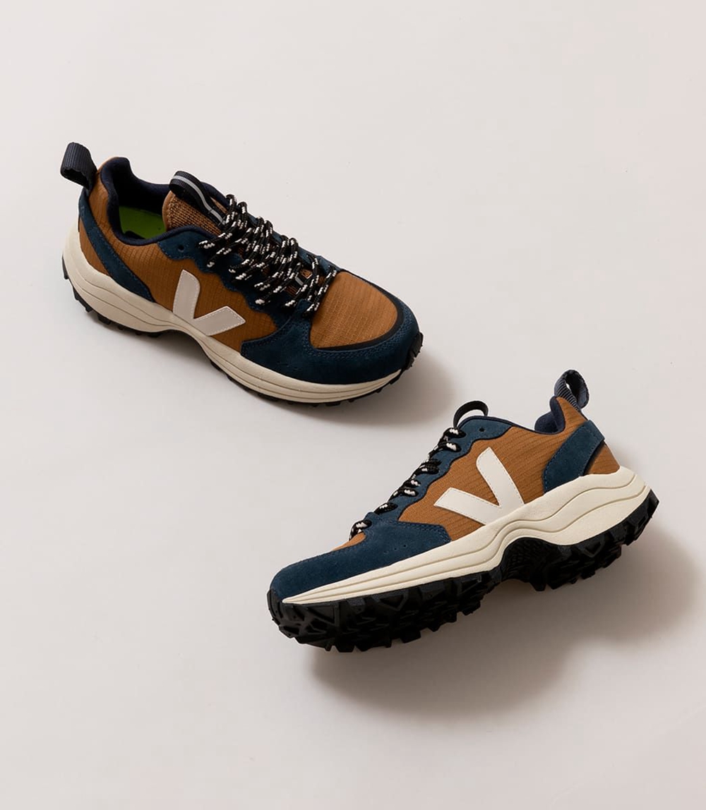 Veja Venturi Ripstop メンズ ランニングシューズ ブラウン ネイビー | HXMT-02341