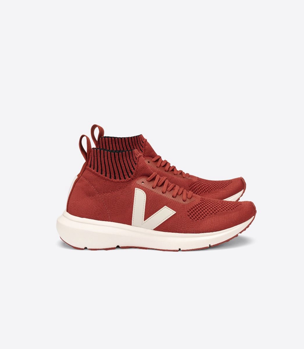 Veja X Rick Owens V-Knit メンズ Vegan Sneakers 赤 | EAOG-24613