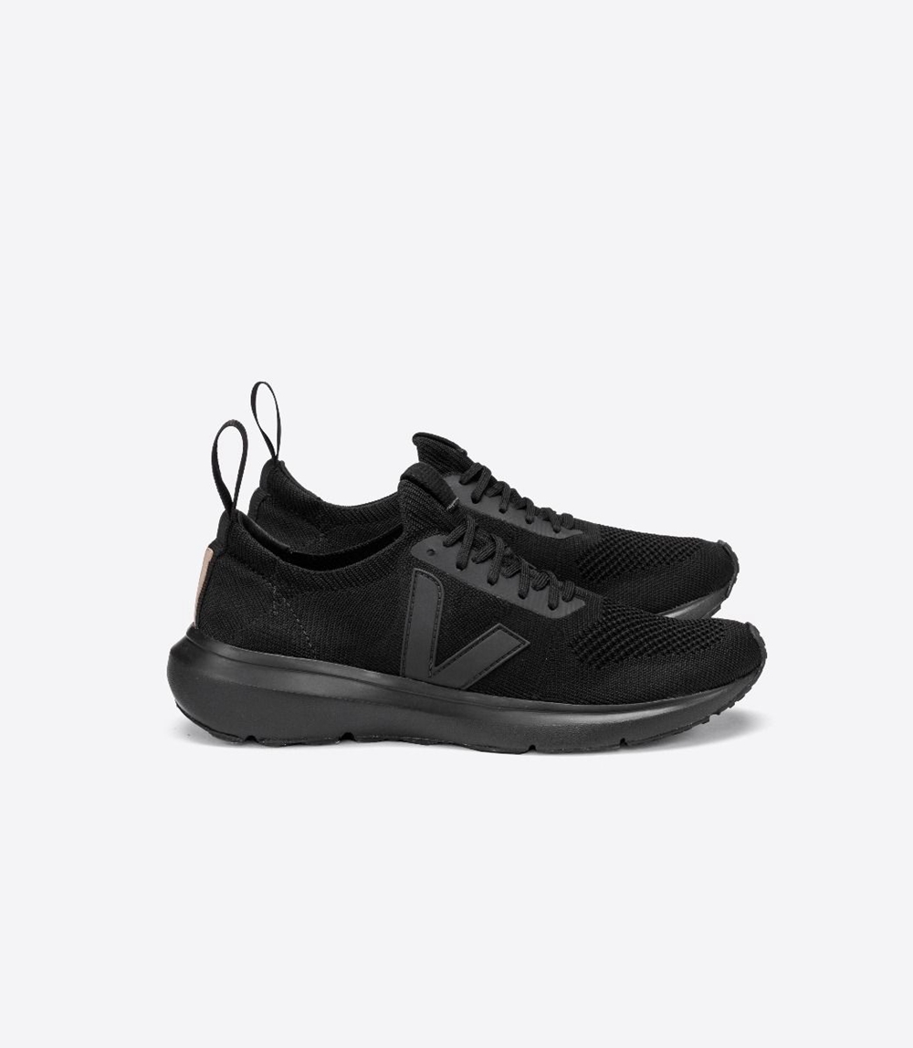 Veja X Rick Owens V-Knit メンズ Vegan Sneakers 黒 | MUWG-45160