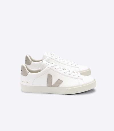 Veja Campo Chromefree メンズ ランニングシューズ 白 ベージュ | GMJX-20561