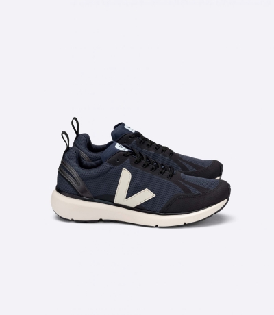 Veja Condor 2 Alveomesh メンズ Vegan Sneakers ネイビー 黒 | AUNH-68021