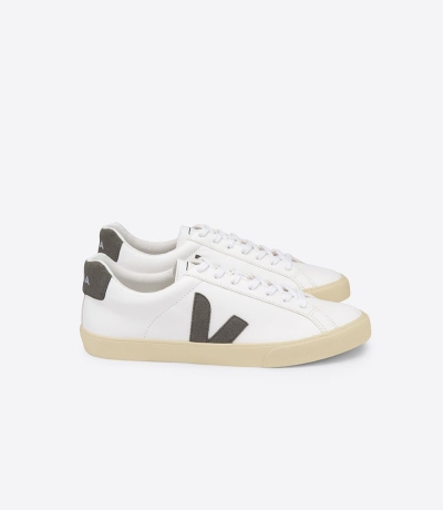 Veja Esplar レザー メンズ ランニングシューズ 白 | DRCP-50219