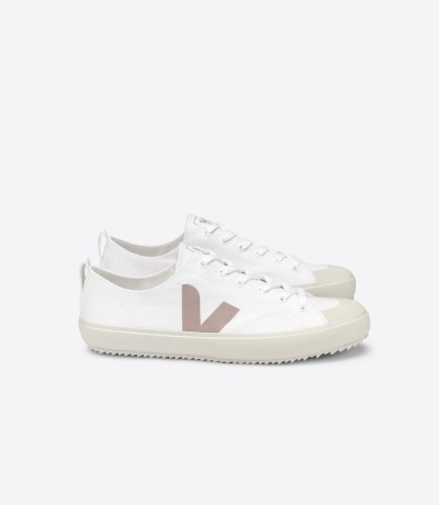 Veja Nova キャンバス レディース Vegan Sneakers 白 カーキ | FSGC-35728