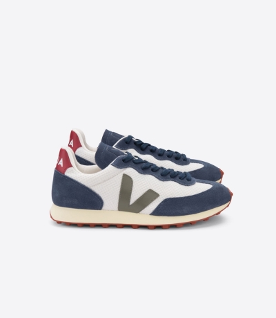 Veja Rio Branco Hexamesh メンズ ランニングシューズ ネイビー 白 | YZIE-45713