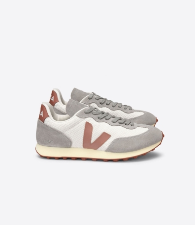 Veja Rio Branco Hexamesh レディース ランニングシューズ グレー 白 | YCQF-93402