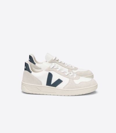 Veja V-10 B-Mesh メンズ Vegan Sneakers 白 黒 | GFKE-27610